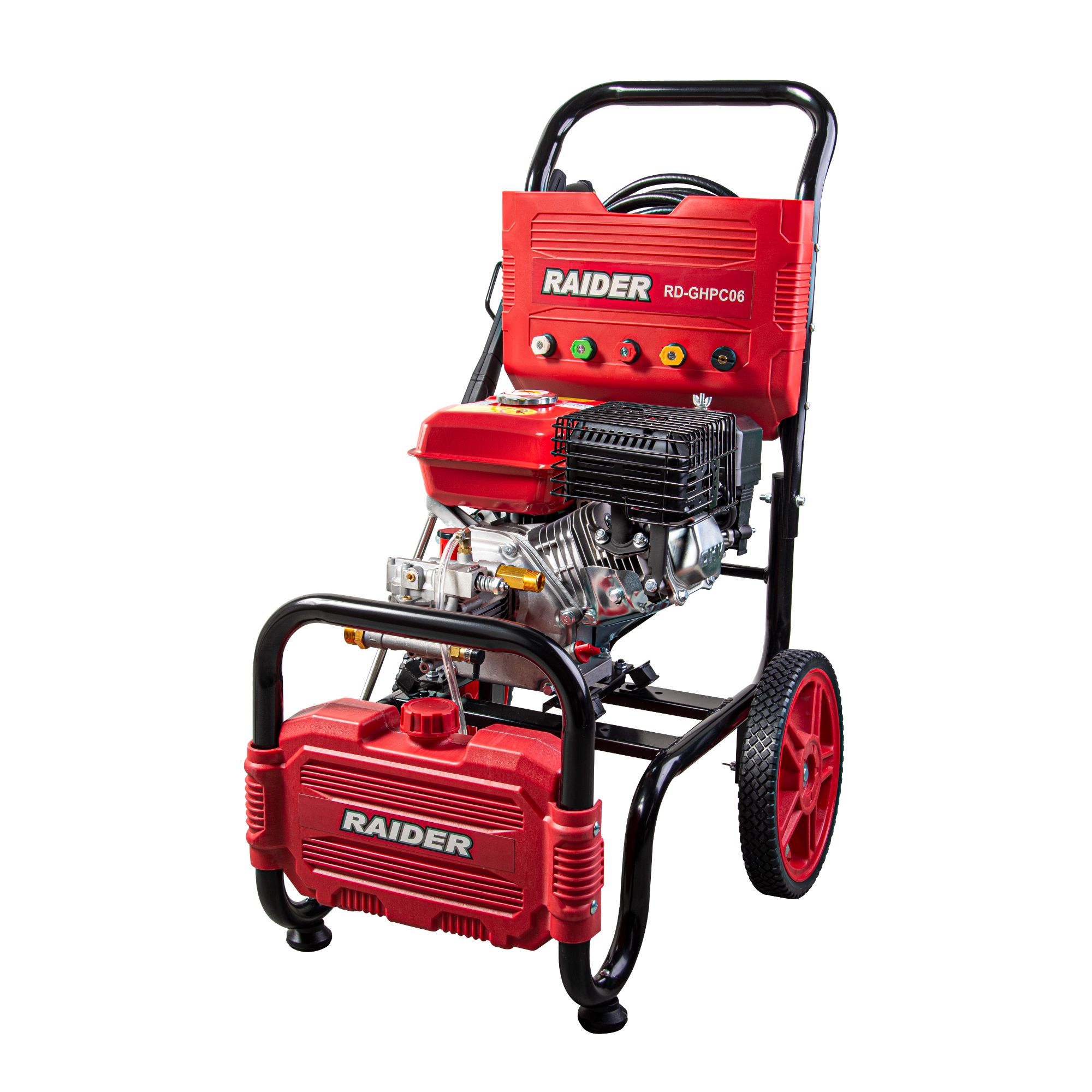 Oferte la Aparat de spalat cu presiune pe benzina Raider RD-GHPC06, 5200W, 10 l/min, 20MPa, 5 m