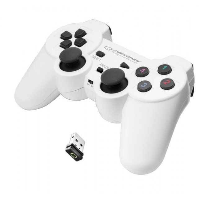 Oferte la Gamepad EGG108W  Analog / Digital PC Playstation Alb