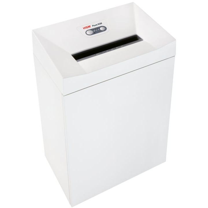 Distrugator documente HSM Pure 530 - strips 5,8mm/ 25-27 sheets 80 g/ 80 l bin/ DIN 2