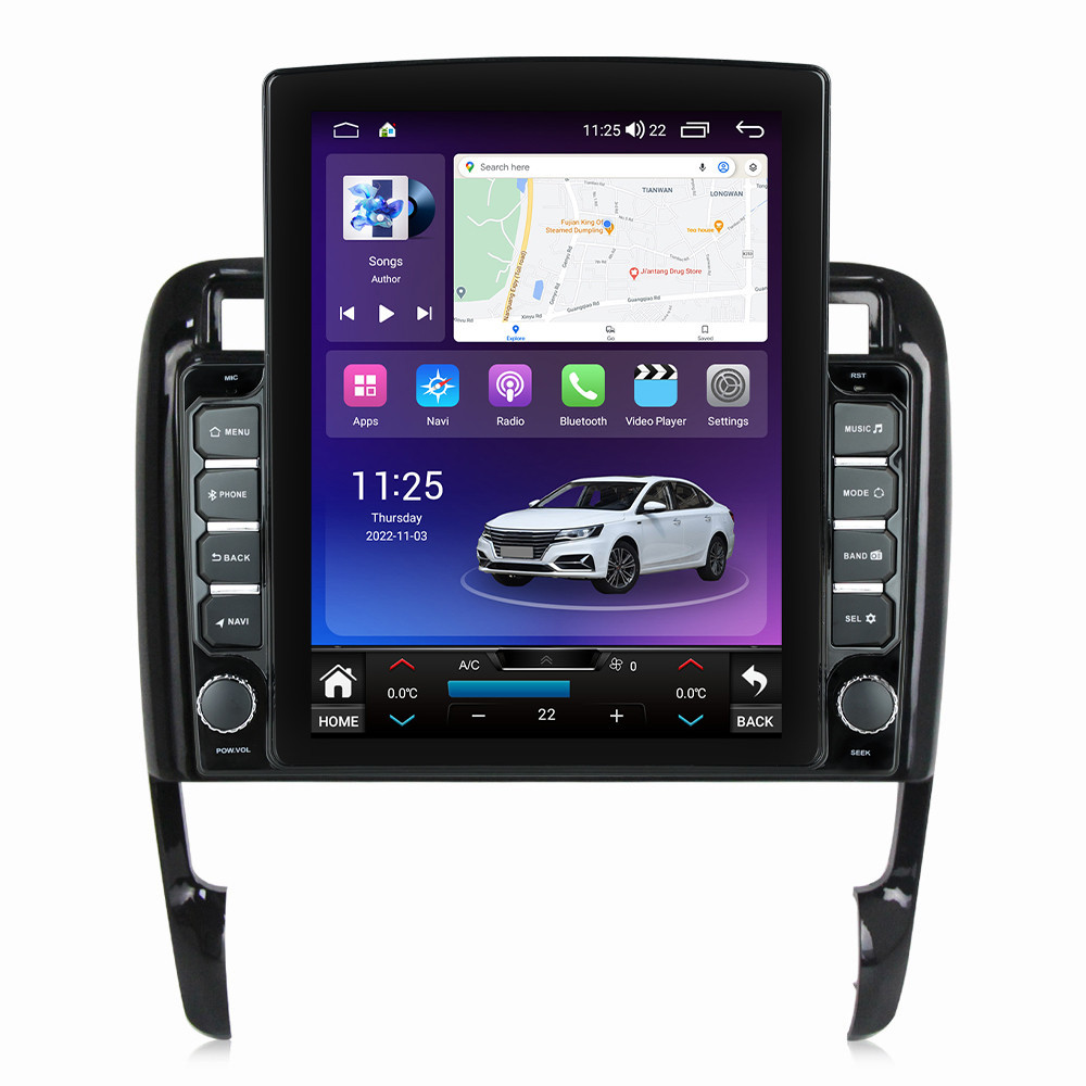 Oferte la Navigatie dedicata cu Android Porsche Cayenne 2002 - 2010, 8GB RAM, Radio GPS Dual Zone, Touchscreen IPS 9.7" HD tip Tesla, Internet Wi-Fi si slot SIM 4G, Bluetooth, MirrorLink, USB