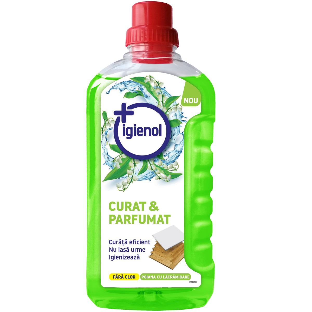 Oferte la Dezinfectant universal Igienol, parfum lacramioare, fara clor, 1 l