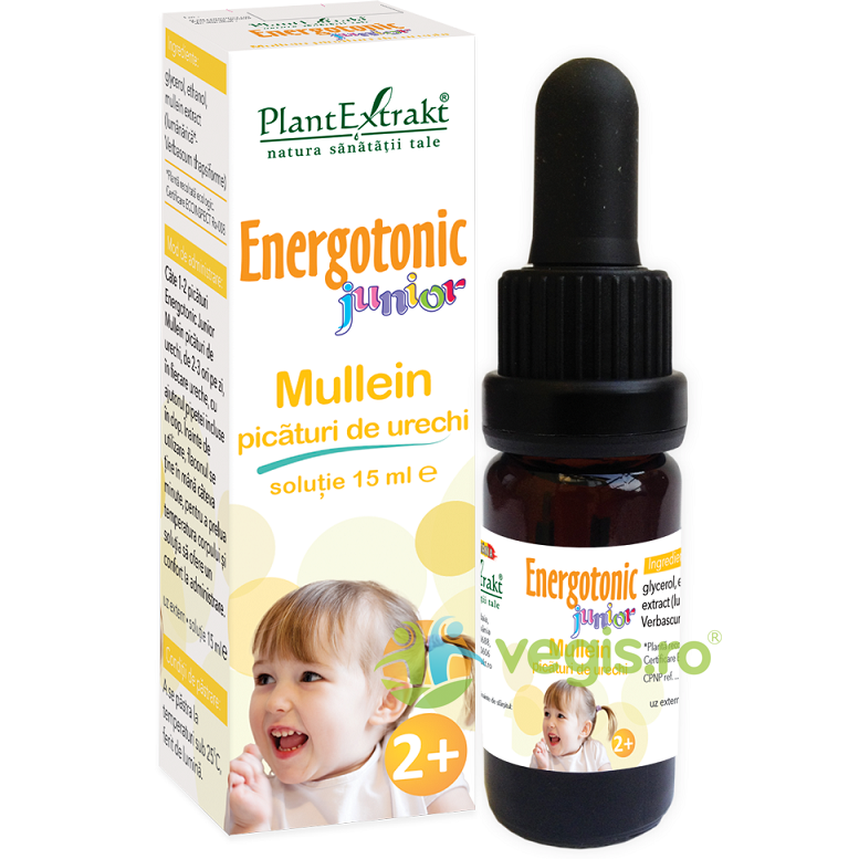 Oferte la Energotonic Junior Picaturi de Urechi Mullein 15ml