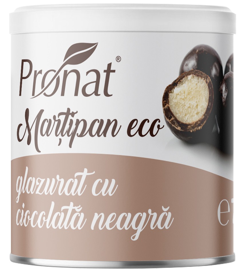 Oferte la Martipan bio glazurat cu ciocolata neagra, 70g Pronat