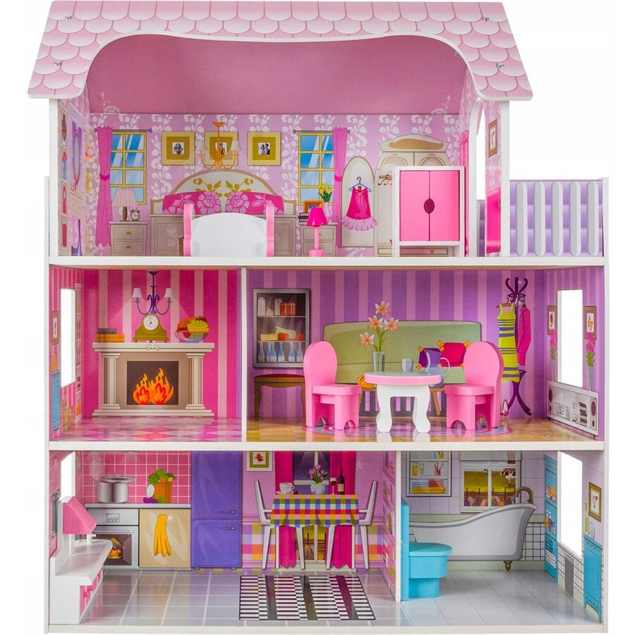 Oferte la Casa Papusi 3 Nivele 70cm 3ani+ Multicolor
