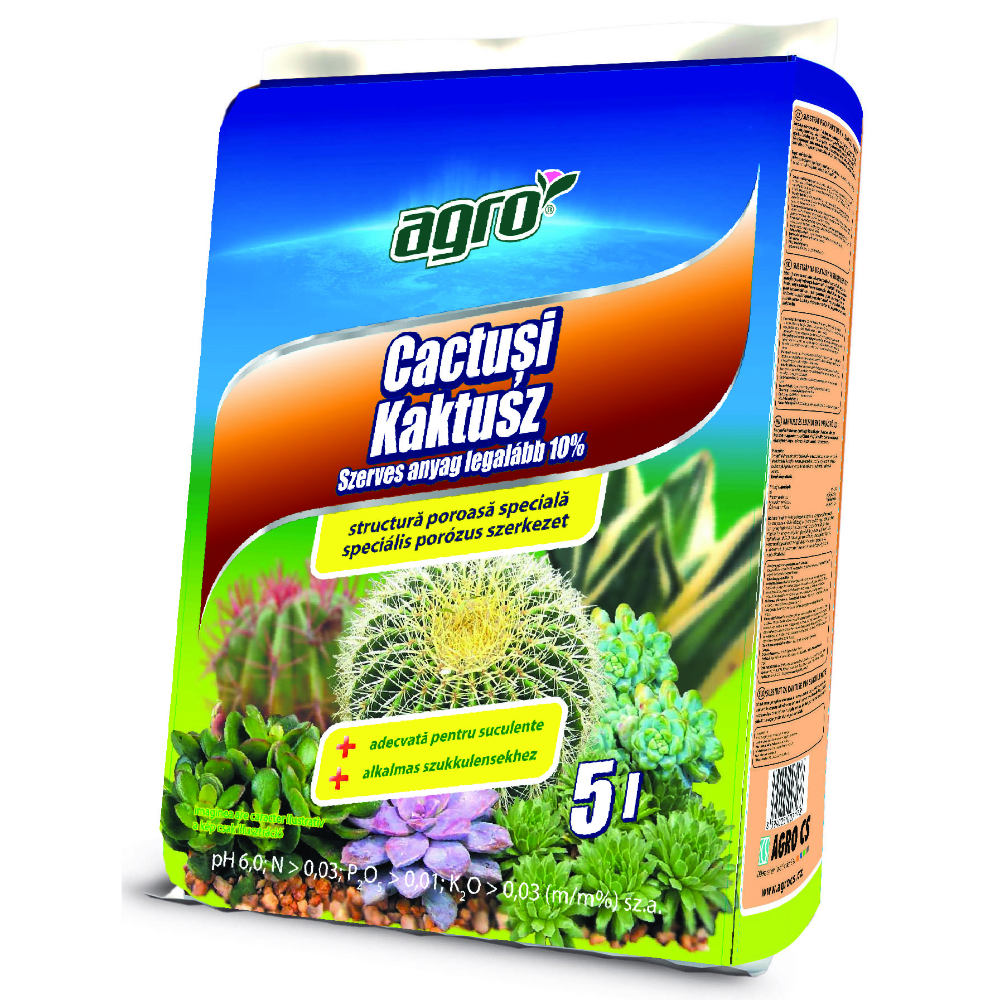 Oferte la Pamant de flori pentru cactusi si suculenti, 5L