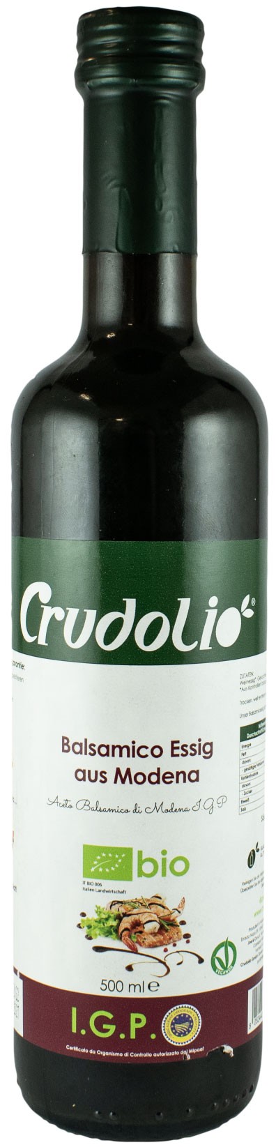 Oferte la Otet balsamic bio Modena, 500ml Crudolio