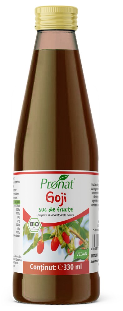Oferte la Suc de goji 100%, bio, 330ml Medicura