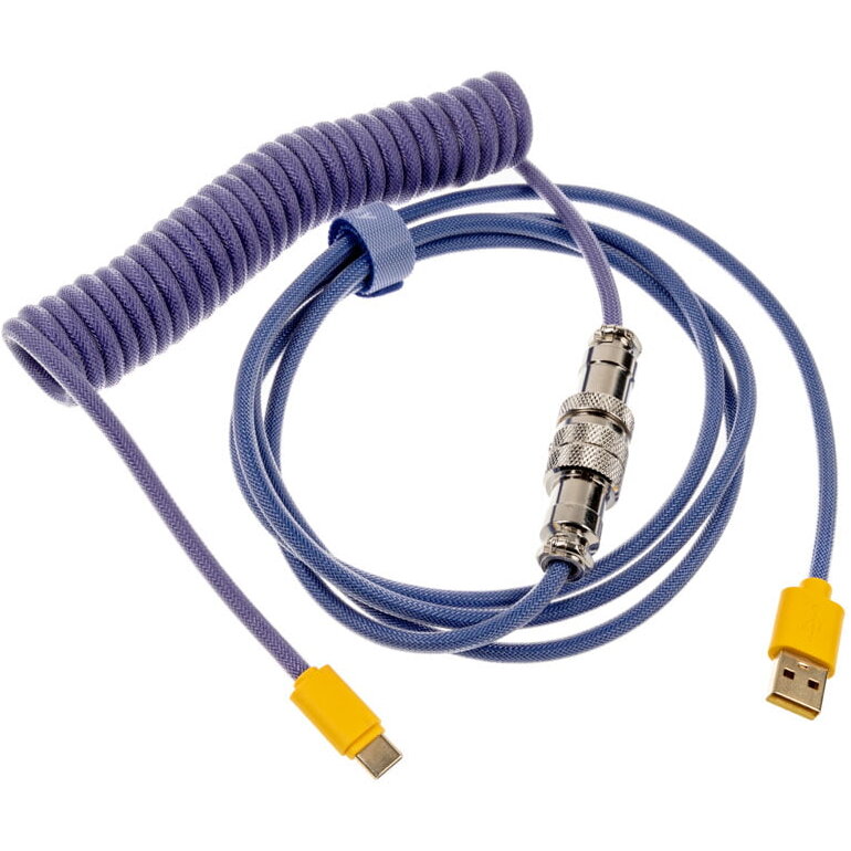 Oferte la Cablu Date/Incarcare USB Type C USB Type-A 1.8m Mov/Albastru