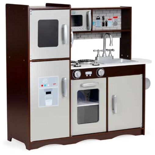 Oferte la Bucatarie pentru Copii Utilata cu Frigider Chiuvete Aragaz Cuptor cu Microunde 83x30x95cm 3 Ani