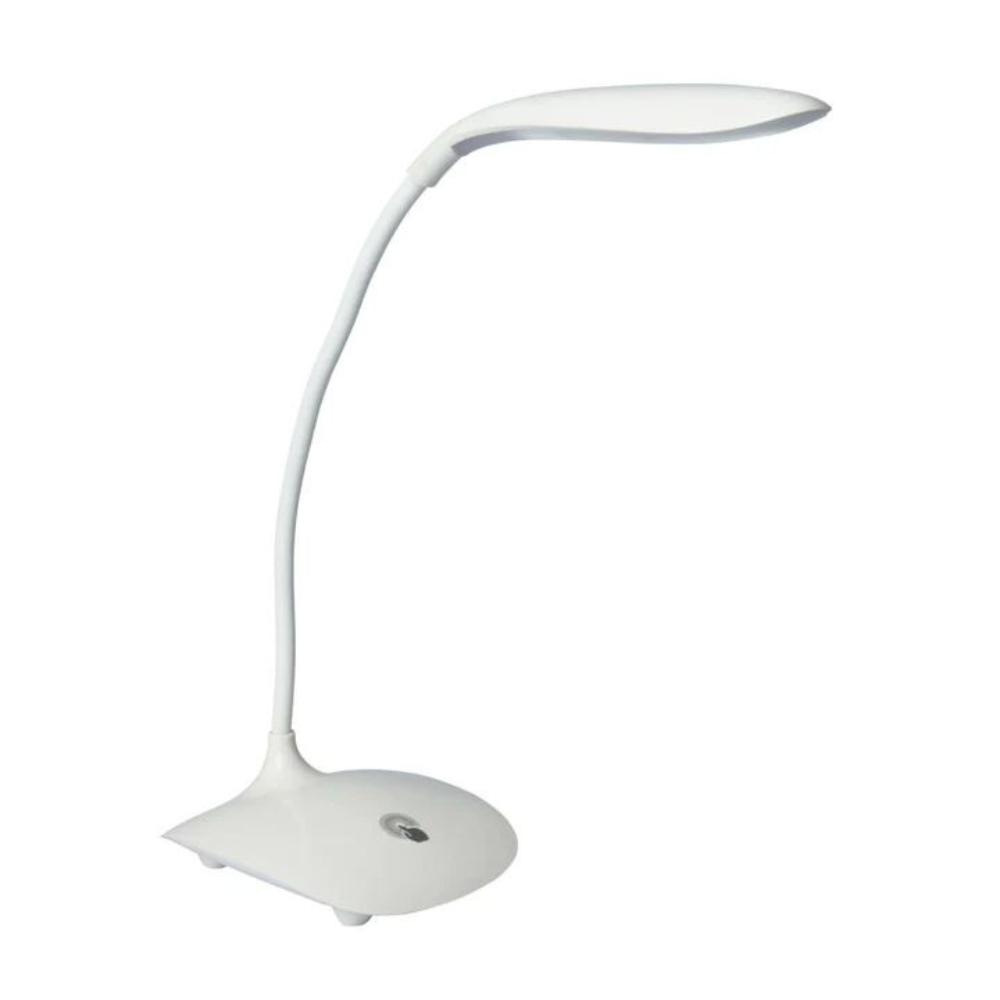 Oferte la Lampa de birou, plastic, alb, inaltime 44 cm