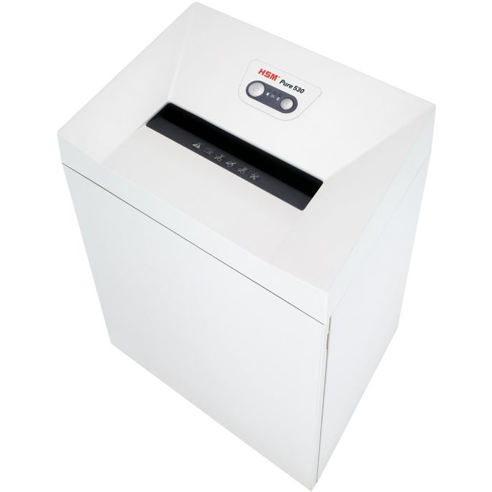 Distrugator documente HSM Pure 530 - cross cut 4,5x30mm/ 14-16 sheets 80 g/ 80 l bin/ DIN 3