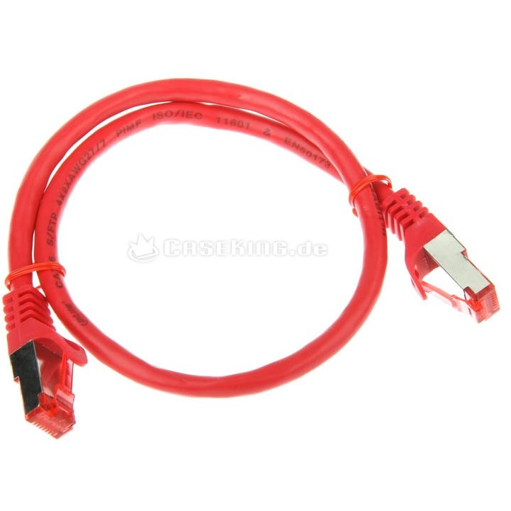 Oferte la Patchcord S/FTP Cat 6 0.5m Red