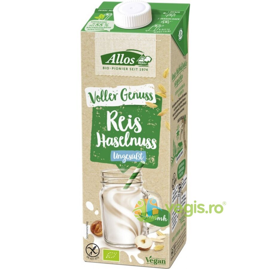 Oferte la Bautura cu Orez si Alune fara Gluten si Lactoza Ecologic/Bio 1L