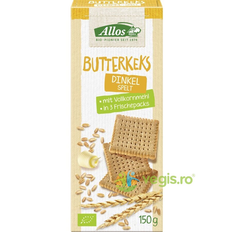 Oferte la Biscuiti din Spelta, Unt si Miere Ecologici/Bio 150g