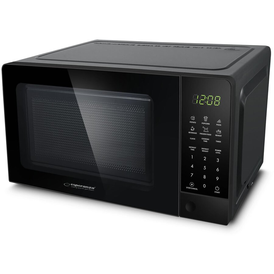 Oferte la Cuptor Microunde 20l 700W Digital LCD LED 24.5cm Negru