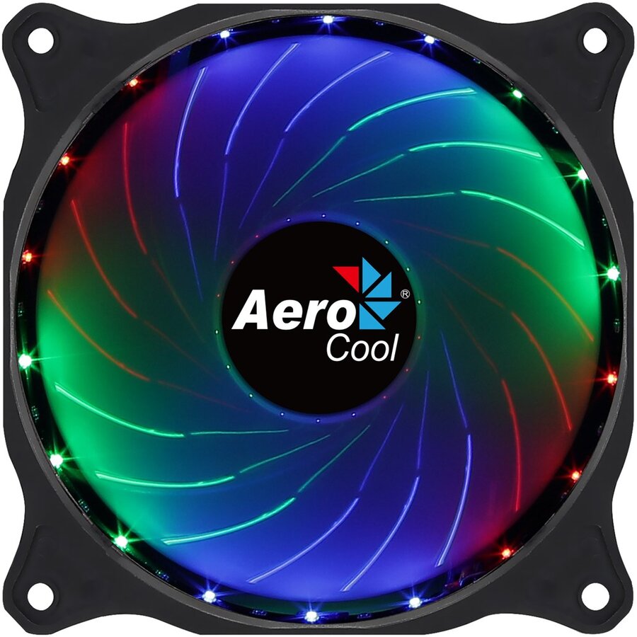 Oferte la Ventilator Carcasa Cosmo   120mmLED RGB Molex  Negru