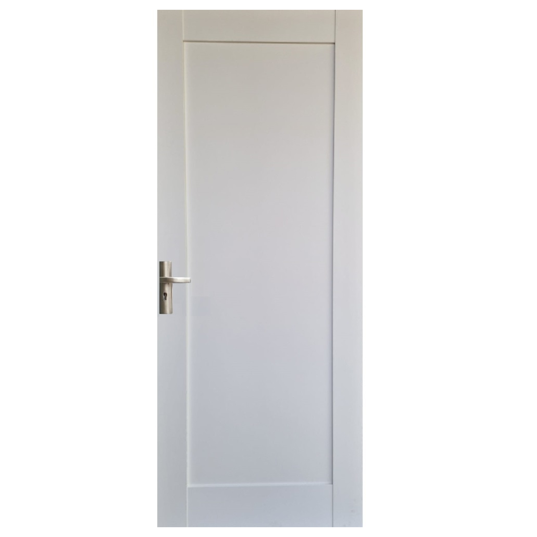 Oferte la Usa interior plina Pamate U-84, reversibila, MDF, alb, toc 10 cm, 200 x 60 x 3.8 cm