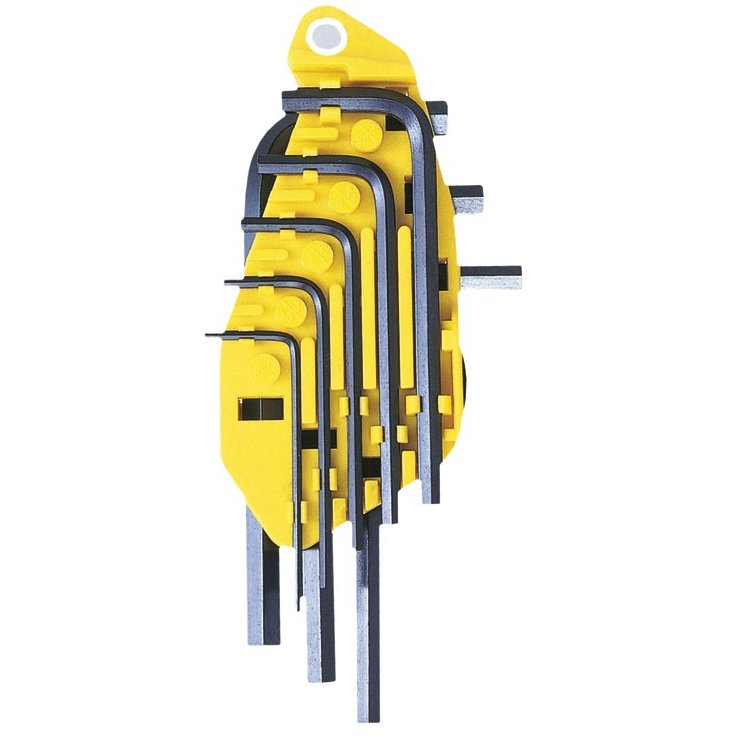 Oferte la Set 8 Chei Imbus in Inch Tip L Galben