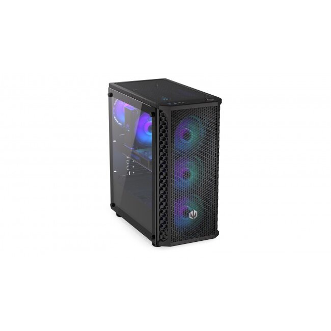 Oferte la Carcasa Signum 300 ARGB ATX  Middle Tower Tempered Glass  Negru