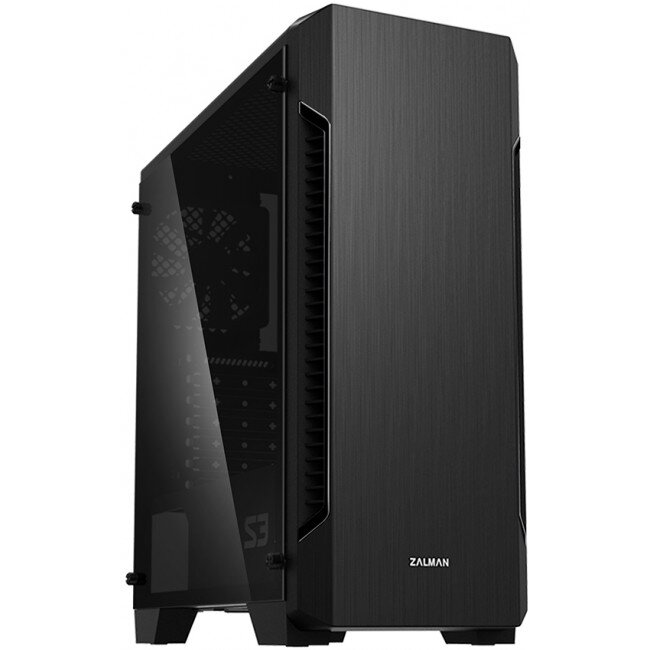 Oferte la Carcasa S3 TG ATX Mid Tower x3 Ventilatoare  Tempered Glass Negru