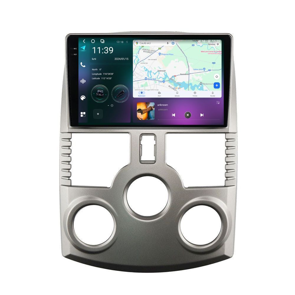 Oferte la Navigatie dedicata cu Android Daihatsu Terios dupa 2005, 12GB RAM, Radio GPS Dual Zone, Display 2K QLED 9.5" Touchscreen, Internet Wi-Fi si slot SIM 4G, Bluetooth, MirrorLink, USB