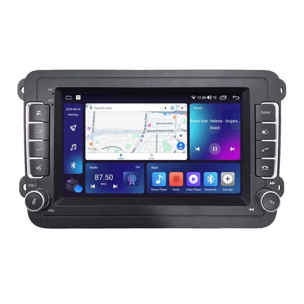 Oferte la Navigatie dedicata cu Android Skoda Rapid 2011 - 2019, 2GB RAM, Radio GPS Dual Zone, Display HD IPS 7" Touchscreen, Internet Wi-Fi si slot SIM 4G, Bluetooth, MirrorLink, USB