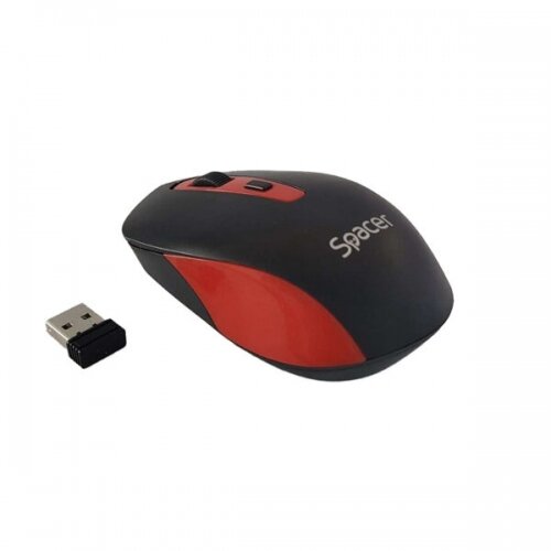 Oferte la Mouse SPMO-WS01-BKRD USB Wireless 1600DPI Rosu