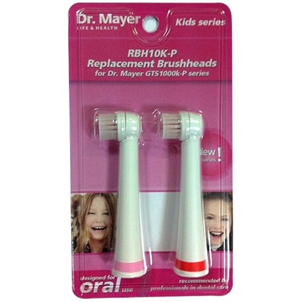 Oferte la Rezerva periuta electrica DR. MAYER PINK RBH10K-P - COPII 2buc Alb
