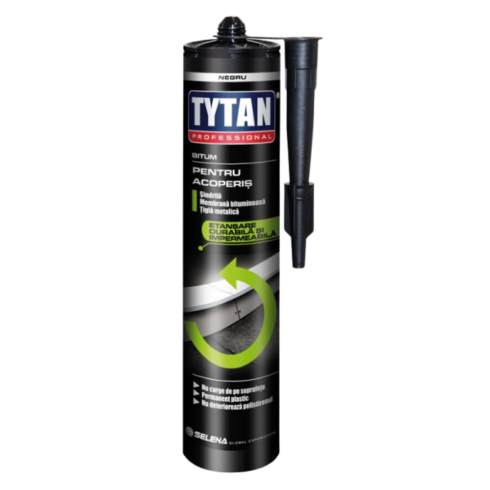 Oferte la Etansant bituminos pentru acoperis Tytan, negru, 280 ml