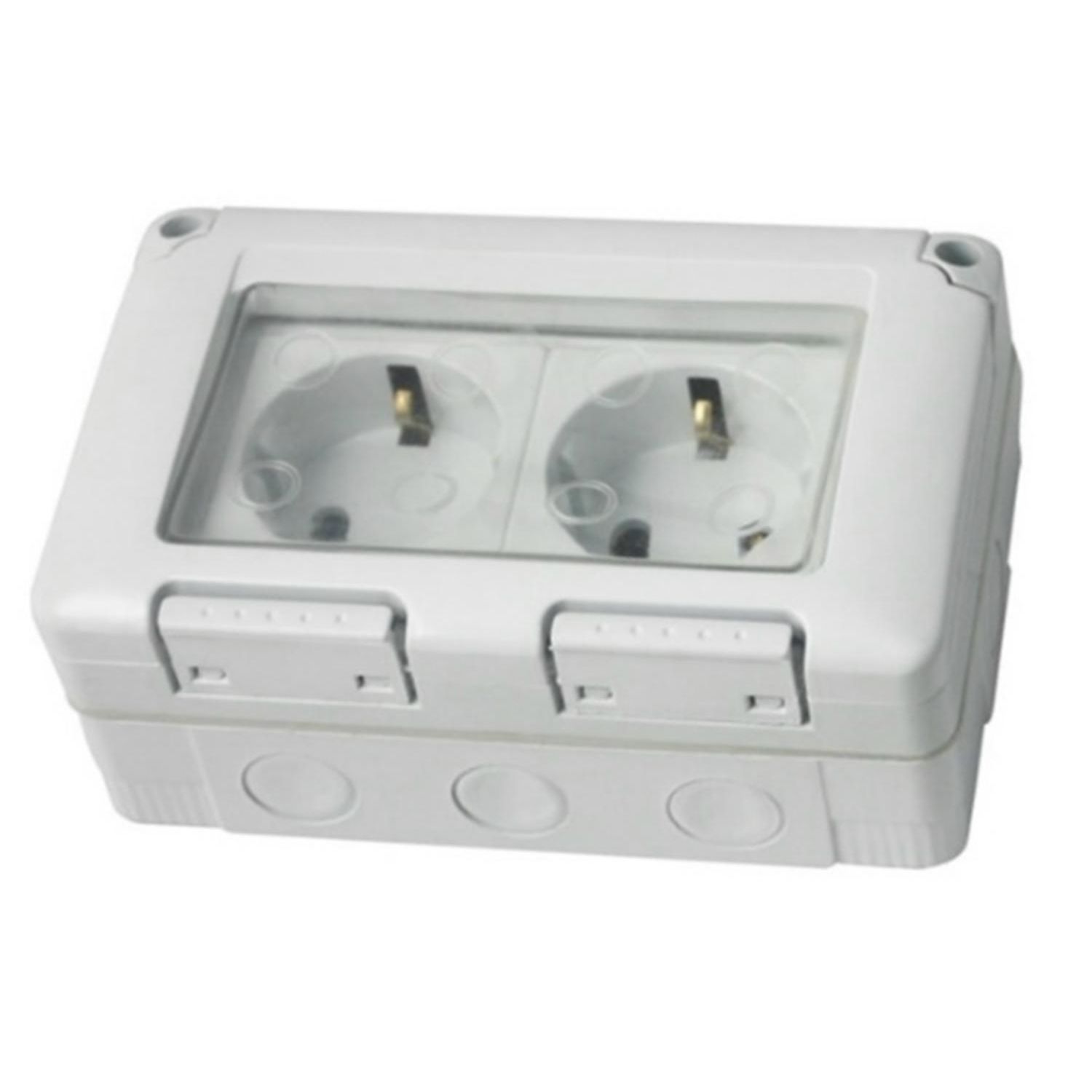Oferte la Priza dubla Gelux Membrana, ABS, alb, 16 A, 250 V