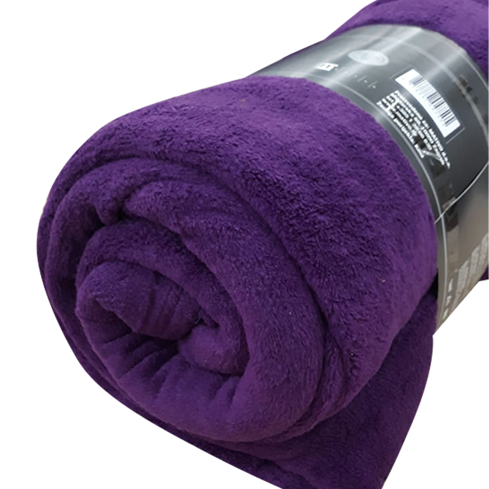 Oferte la Patura pufoasa Coral Fleece, poliester, violet, 150 x 200 cm 