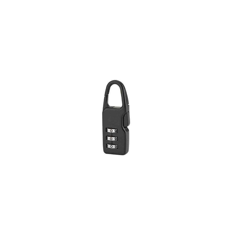 Oferte la Lacat cu cifru pentru bagaje Thirard Balcani, alama, negru, inaltime toarta 17 mm, dimensiuni 21 mm x 60 mm