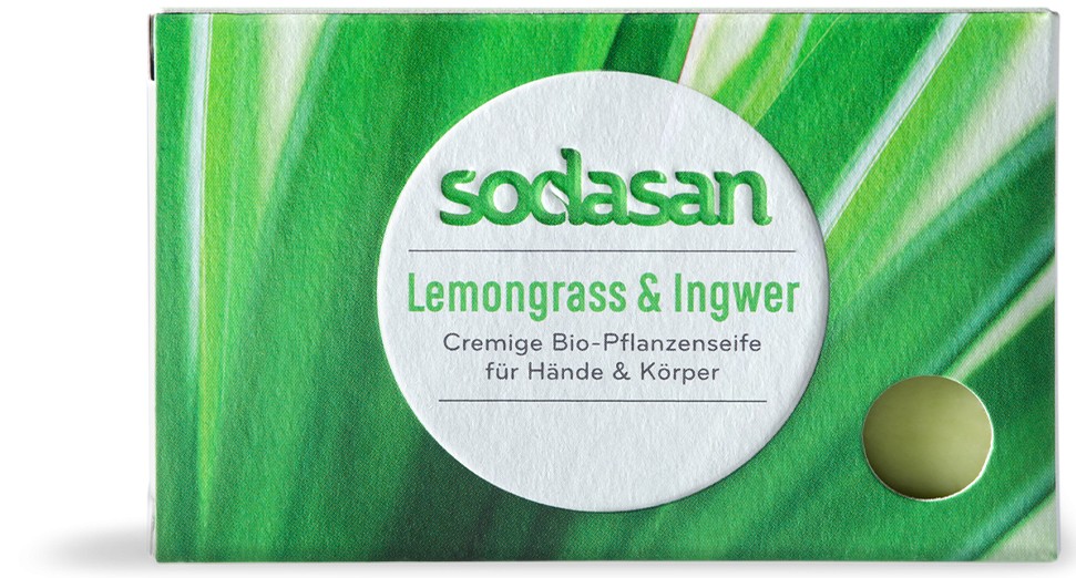 Oferte la Sapun bio cu lemongrass si ghimbir, 100g Sodasan