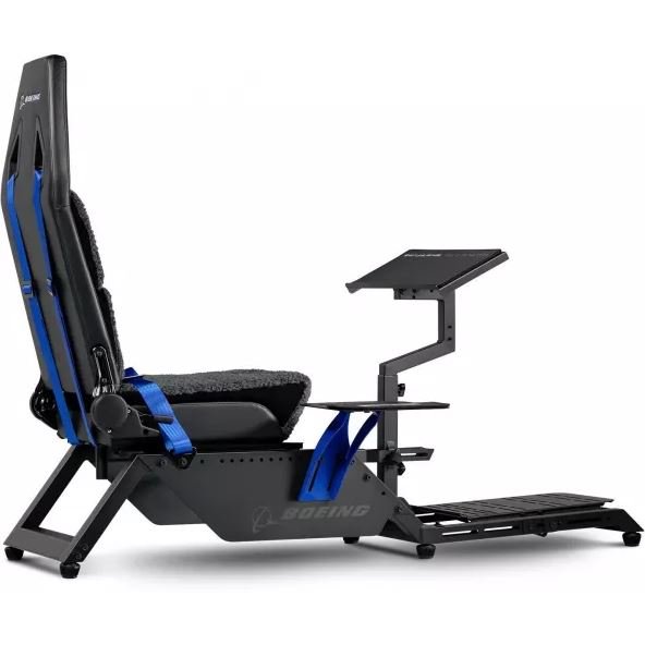 Oferte la Scaun Gaming Flight Simulator Boeing Commercial Edition Negru/Albastru