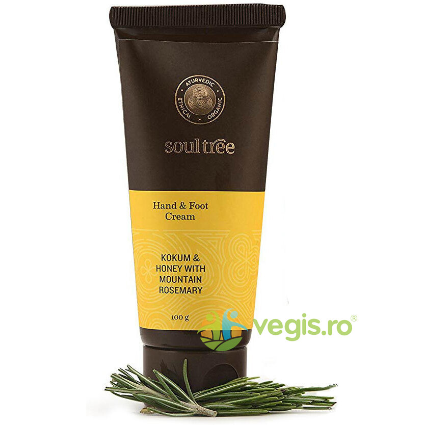Oferte la Crema pentru Maini si Picioare cu Kokum, Miere si Rozmarin 100ml