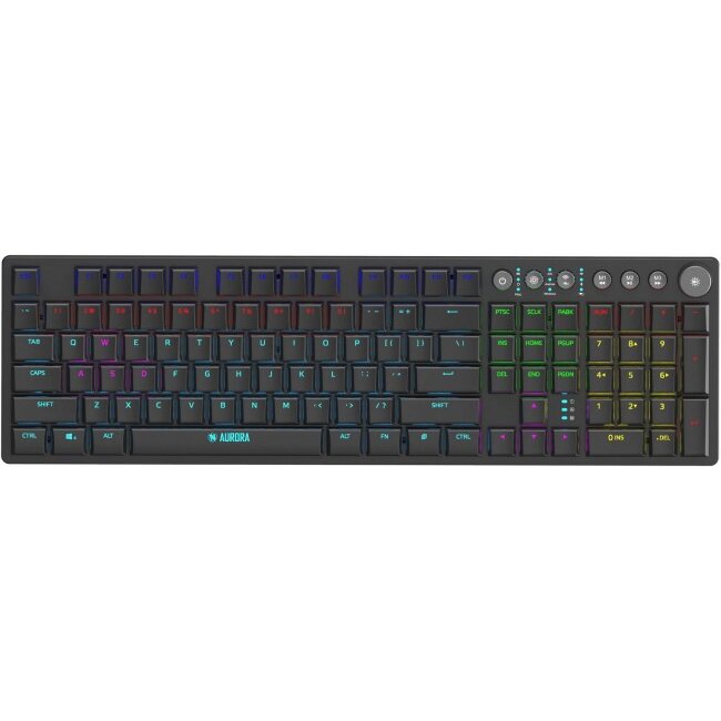 Oferte la Tastatura Aurora K-6 Low Profile Led Negru