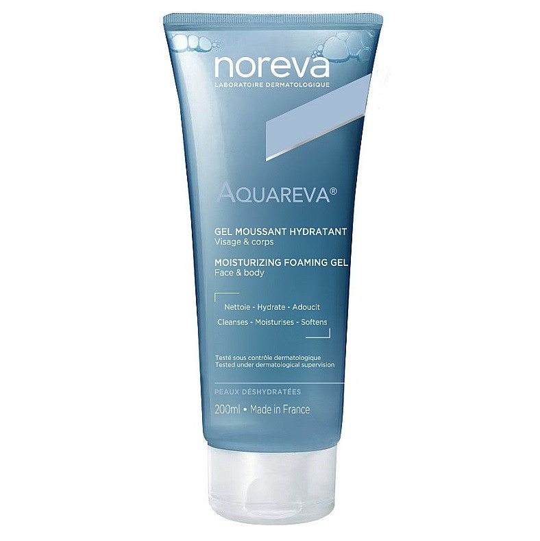 Oferte la Gel moussant hidratant Noreva Aquareva, 200 ml
