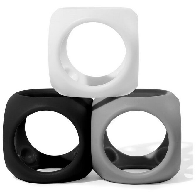 Oferte la Set 3 Jucarii Senzoriale Flexibile Oibo Monocrom