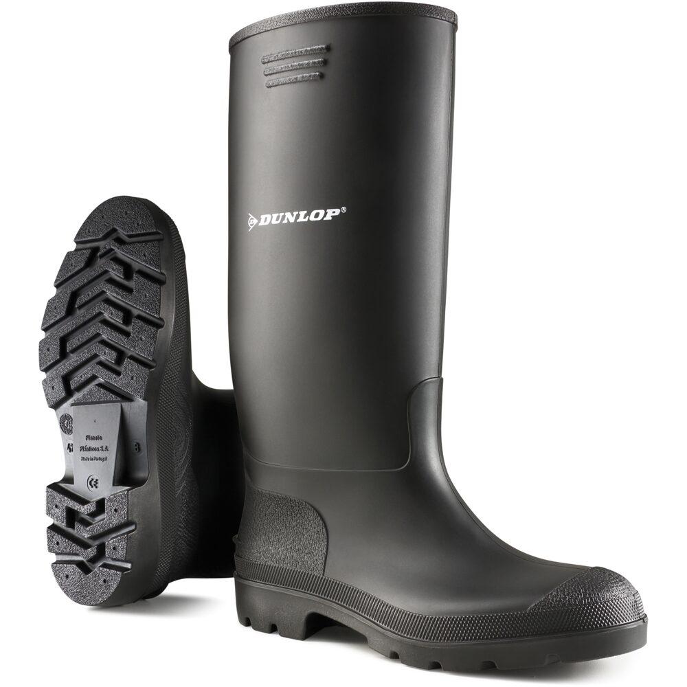 Oferte la Cizme protectie Dunlop Pricemastor, PVC, talpa antiderapanta, rezistenta la acizi, negru, marimea 44