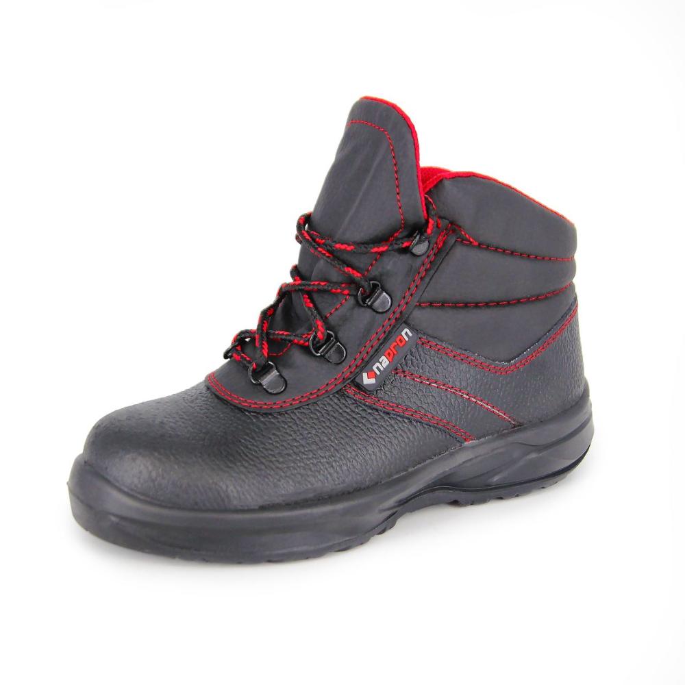 Oferte la Bocanci de protectie unisex Napron S2 2002, bombeu metalic, protectie antistatica, piele naturala, negru, marimea 42