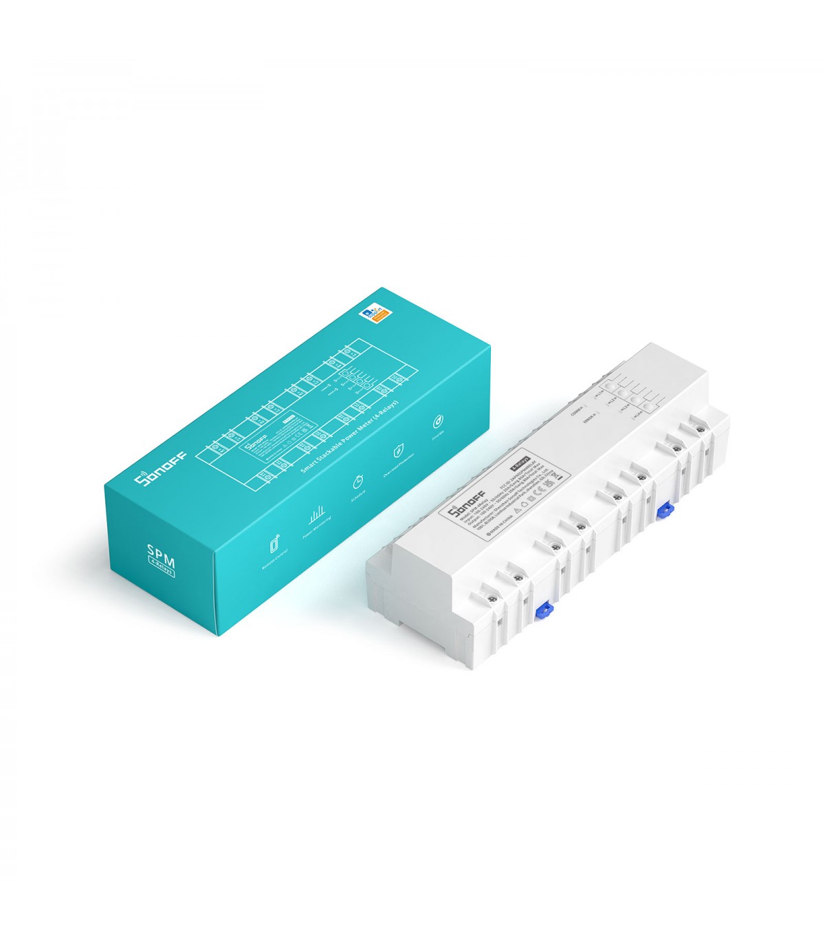 Oferte la Releu inteligent Wi-Fi Sonoff cu 4 Canale, Masurare consum energie