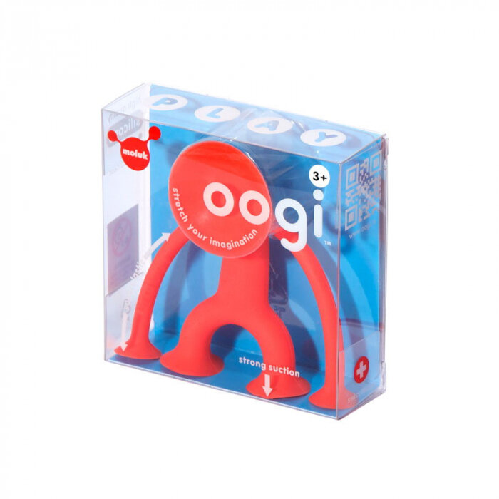 Oferte la Oogi Omuletul flexibil cu ventuze Rosu