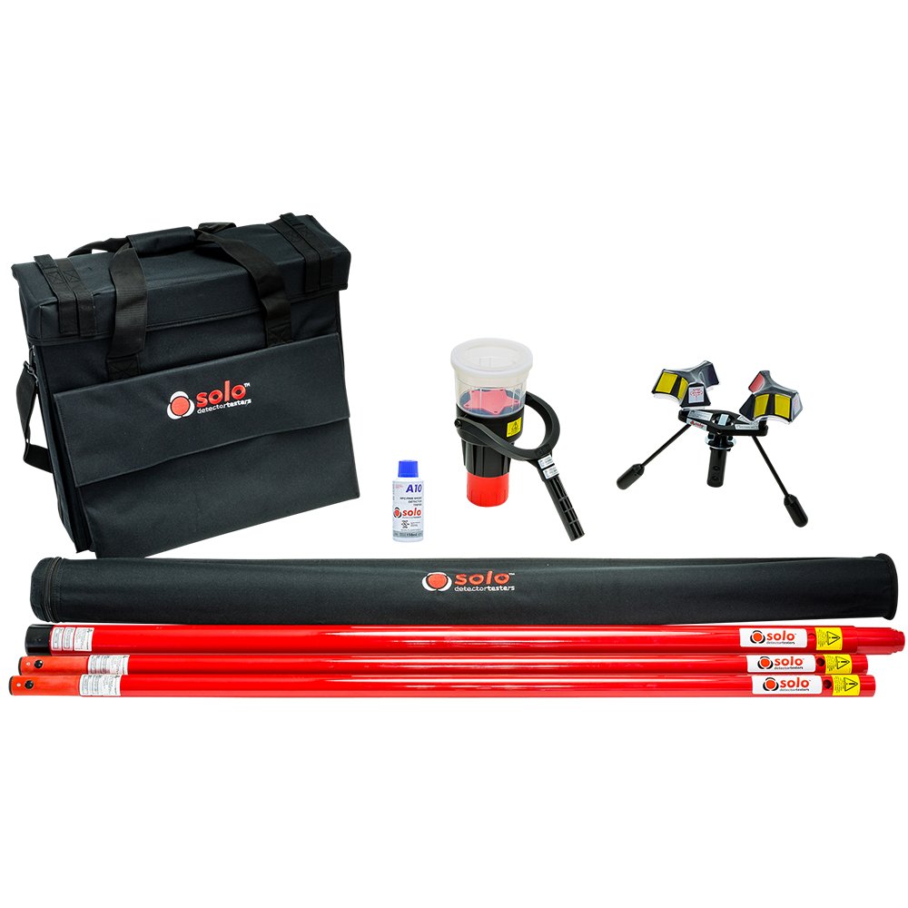 Oferte la KIT Starter acces la ~8.2m, pentru testarea/demontarea detectoarelor de fum/CO Solo 812-001