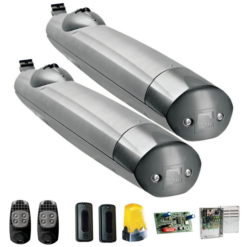 Oferte la Kit automatizare porti batante CAME Amico pentru porti de pana la 1.8m lungime si o greutate de 200kg/canat
