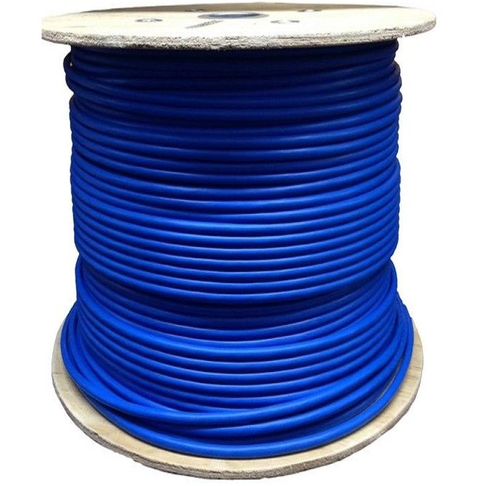 Oferte la Tambur 500 ml cablu U/UTP Cat.5e, 4x2xAWG24/1, PVC, Eca, albastru HSEKU424PB