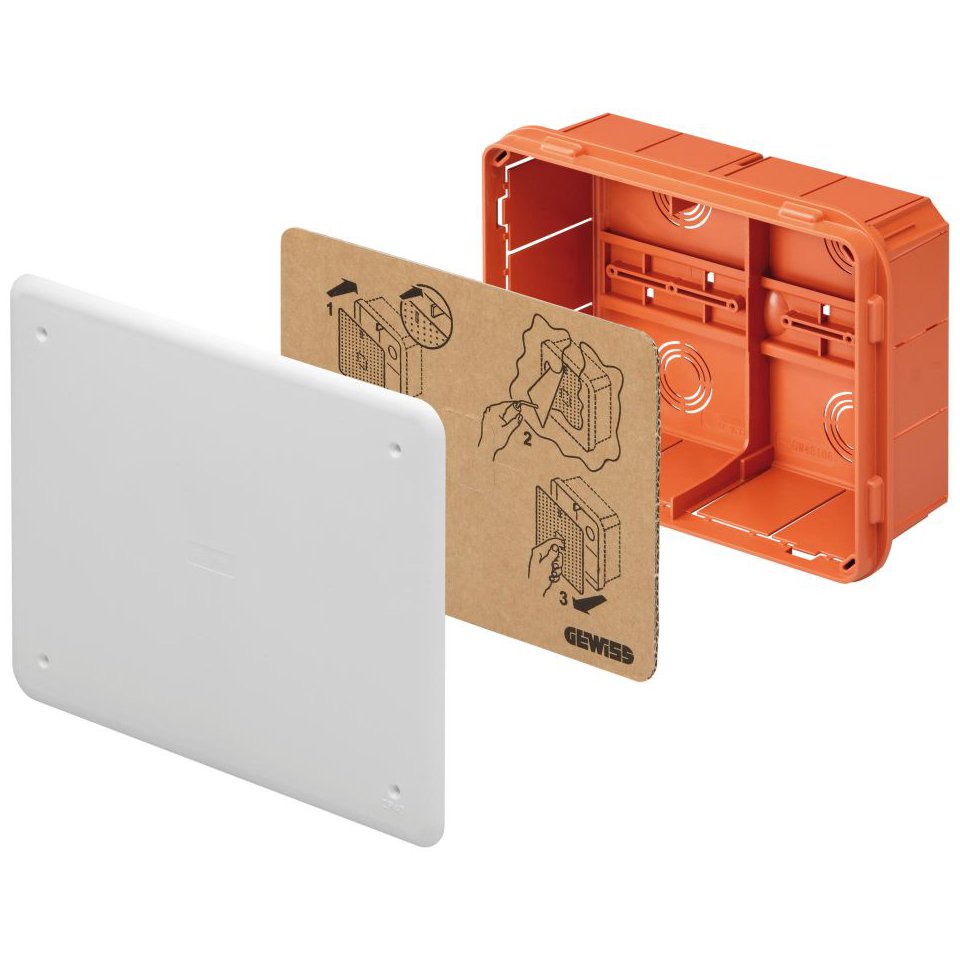 Oferte la Doza derivatie incastrata IP40 196 x 152 x 75 mm Gewiss GW48006