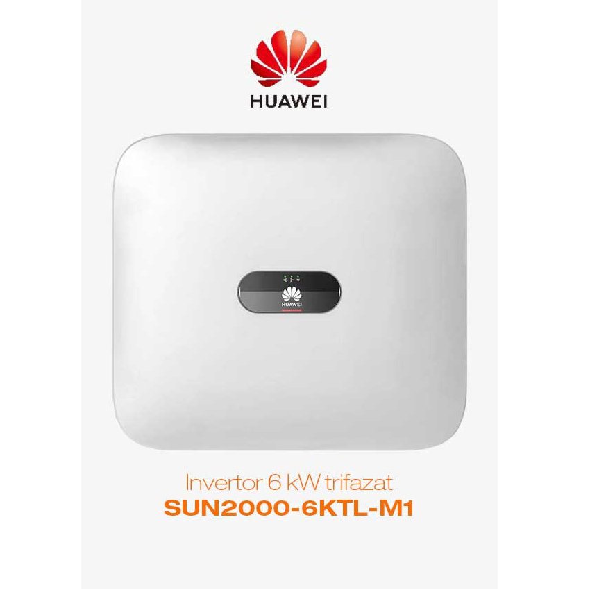 Oferte la Invertor On Grid trifazat WLAN, 4G, 6 kW, battery ready, Smart Dongle Wi-Fi integrat Huawei SUN2000-6KTL-M1