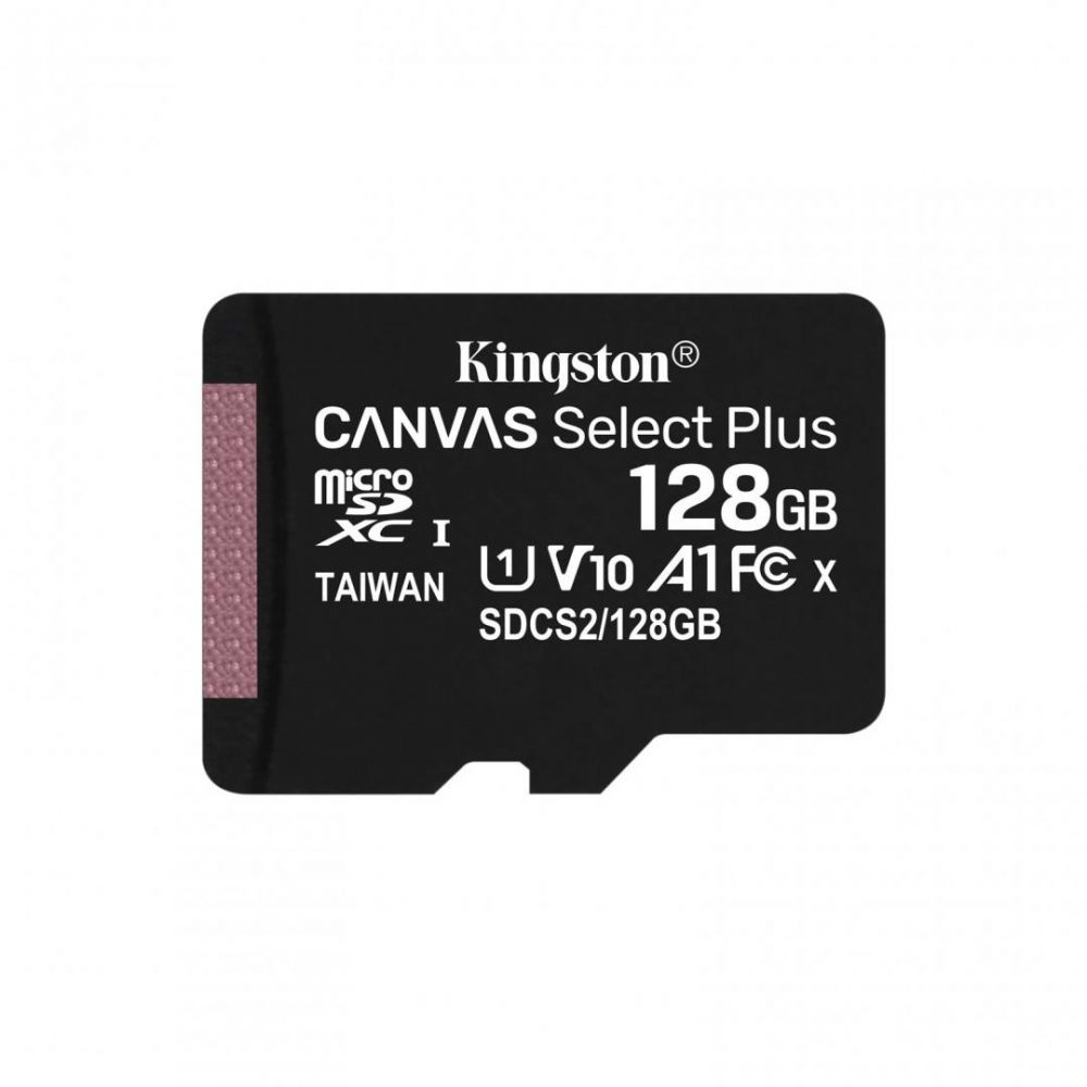 Oferte la Card de memorie 128GB microSD Kingston SDCS2/128GB Canvas Select 80R, clasa 10 UHS-I