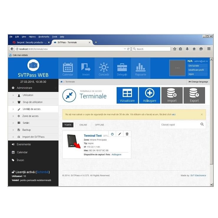 Oferte la Licenta software pentru 50 de utilizatori SVTECH SVT PASS 2_50