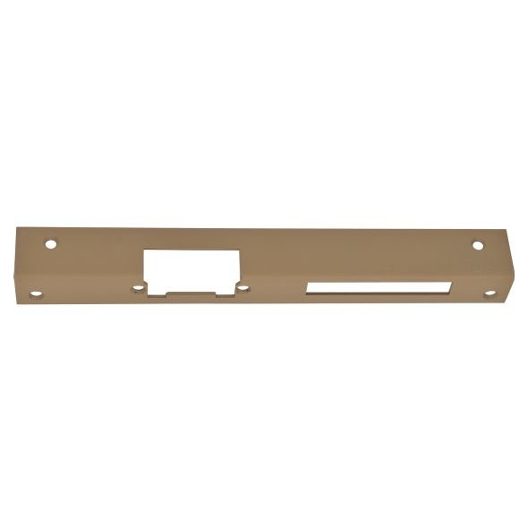 Oferte la Suport lung yale DORCAS-F101-L pentru usi de lemn, montaj pe stanga, otel, 3mm, maro